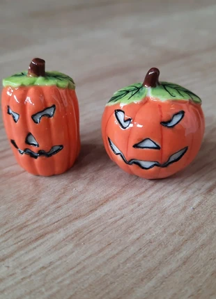 Lot deux petites citrouilles decoration halloween, merk: sans marque, staat: Heel goed, € 3,50, € 4,38 inclusief Kopersbescherming
