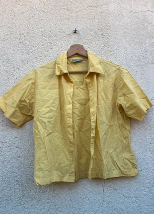 Chemise jaune manche courte, brand: Deville, condition: Very good, size: M / 38 / 10, €4.50, €5.43 includes Buyer Protection