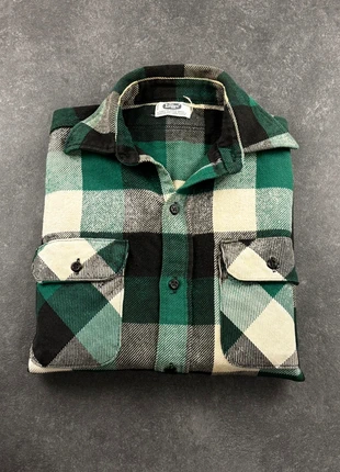 Chemise flanelle Mr Leggs | Carreaux Tricolore | Taille Petit M – Grade B Homme – Vintage / Workwear, brand: WORKWEAR, condition: Good, size: M, €25.00, €26.95 includes Buyer Protection
