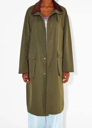 Manteau trench col velours Parfois style sœur Sézane balzac, estado: Nuevo sin etiquetas, tamaño: L / 40 / 12, 75,00 €, 79,45 € Protección al comprador incluida