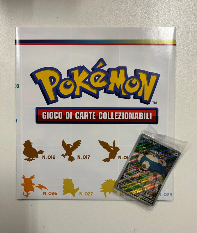 Poster Pokémon 151 e promo Snorlax Poster Pokémon 151 e promo Snorlax