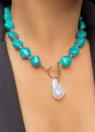 💎 Collar con Piedras Naturales | Pieza Única | Nuevo con Etiqueta, marque: klassybe, état: Neuf avec étiquette, 9,97 €, 11,17 € Protection acheteurs incluse