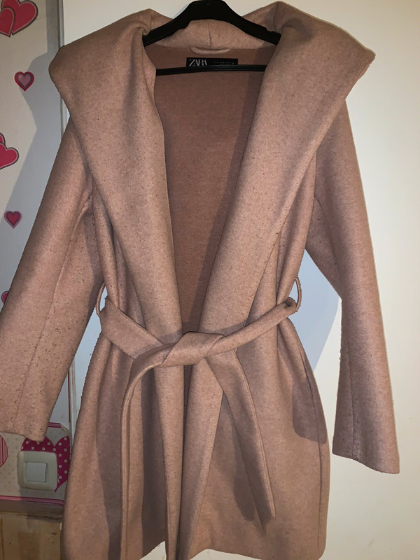Manteau Zara rose Vinted