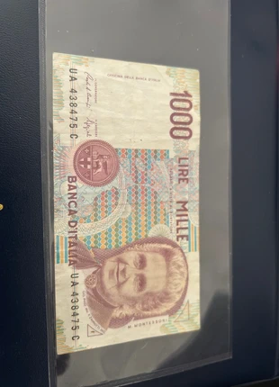 1000 Lire Mille, condition: Satisfactory, €3.50, €4.38 includes Buyer Protection