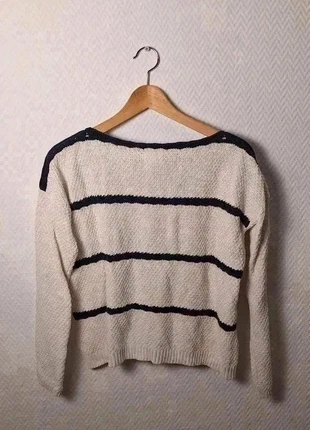 Pull over Sézane marinière couleur blanc et bleu marine Taille S, marke: Sézane, zustand: Sehr gut, größe: S / 36 / 8, 50,00 €, 53,20 € inklusive Vinted-Käuferschutz