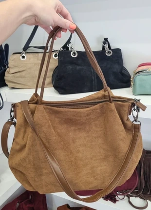 Brand new faux suede Hobo crossbody bag in tan, brand: boutique, condition: New with tags, £21.00, £22.75 includes Buyer Protection