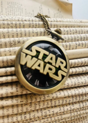 Star Wars pocket watch and chain new item, condition: New without tags, size: 39–42 mm, £5.50, £6.48 includes Buyer Protection