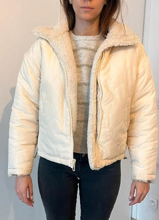 Doudoune réversible Pimkie beige crème chaude & tendance, marca: Pimkie, estado: Muito bom, tamanho: S / 36 / 8, €9.00, €10.15 inclui Proteção do Comprador