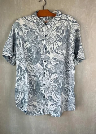 Chemise hawaïenne Vintage été manche courte motifs ananas - bleu blanc - M homme, marca: Vintage Dressing, estado: Bueno, tamaño: M, 9,00 €, 10,15 € Protección al comprador incluida
