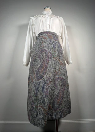 🌹Magnifique jupe mi-longue Cotswold Collections pure laine à motifs Paisley🌹, brand: Cotswold Collections, condition: Very good, size: M / 38 / 10, €60.00, €63.70 includes Buyer Protection Pro