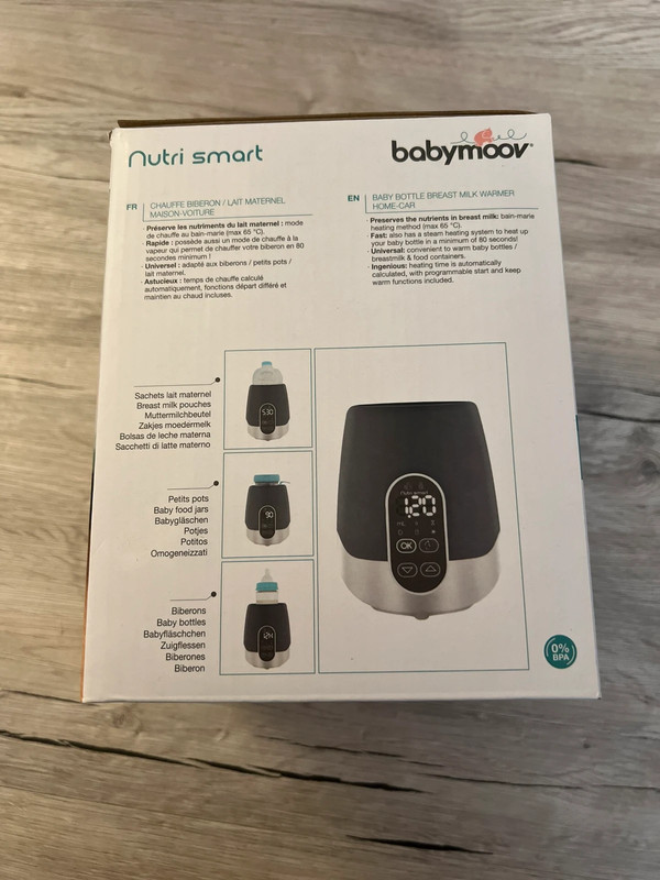 Babymoov Chauffe Biberon Maison/Voiture Nutri Smart.