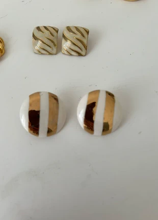 Boucles d’oreilles à clips vintage rondes, brand: Vintage, condition: New without tags, €13.00, €14.35 includes Buyer Protection