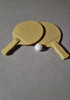 Filet + mini raquette de ping pong 9