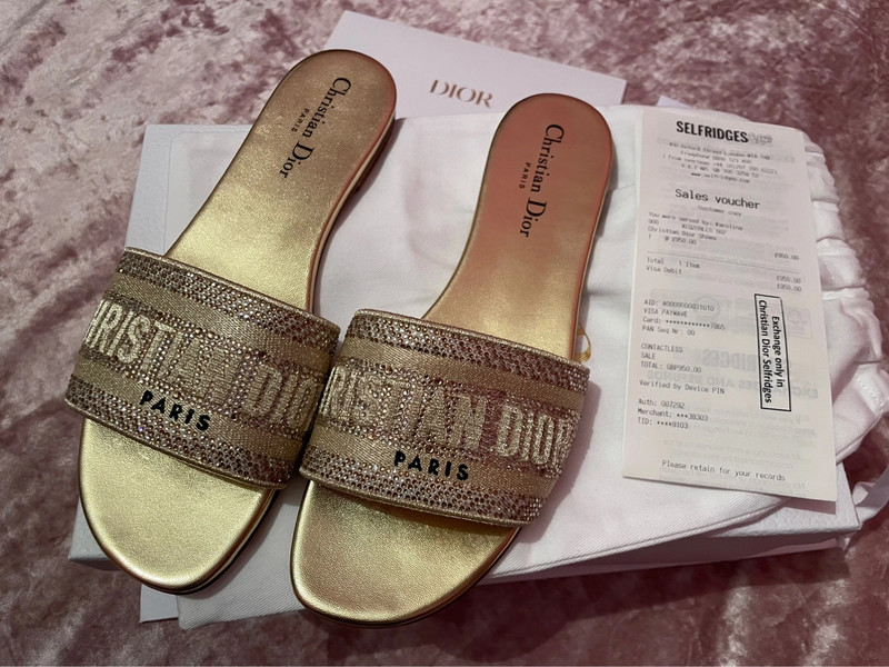 Christian dior discount slides sale