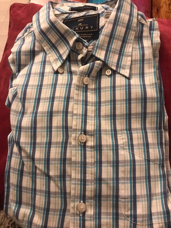 Marks and Spencer Blue Harbour striped shirt , Luxury Fabric | Vinted