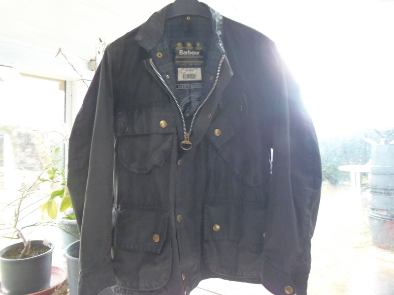 Blouson sale moto barbour