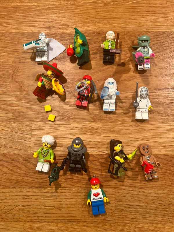 Little lego best sale figures