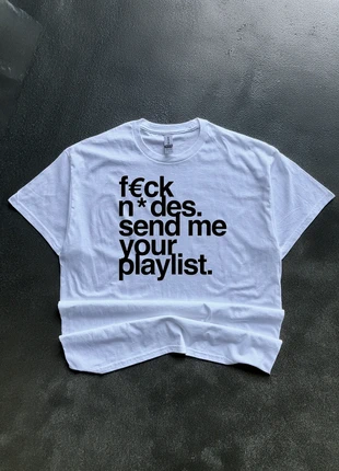 T-shirt vintage graphic tee boxy playlist, marque: Graphic Tee, état: Très bon état, taille: L, 9,99 €, 11,19 € Protection acheteurs (Pro) incluse