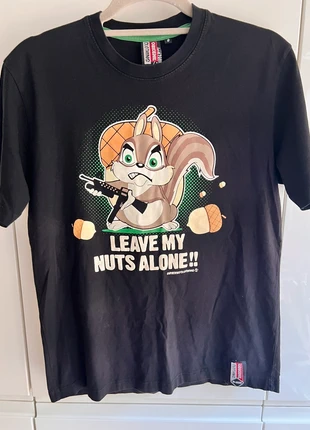 Obscene Clothing Leave my nuts alone squirrel t-shirt, brand: Obscene clothing, condition: Very good, size: S, £20.00, £21.70 includes Buyer Protection