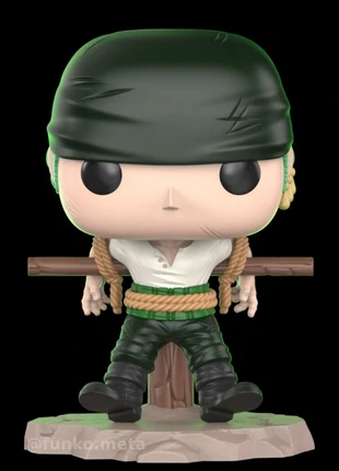 Cust0m FunkoPop "Zoro - Captured Scene" - One Piece, merk: chic_handmade, staat: Nieuw zonder prijskaartje, maat: Universeel, € 79,99, € 84,69 inclusief Kopersbescherming