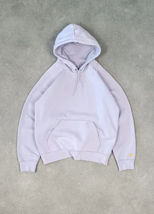 Sweat à capuche Carhartt WIP hooded chase sweat lila femme logo brodé - M, brand: Carhartt, condition: Very good, size: M / 38 / 10, €38.00, €40.60 includes Buyer Protection Pro