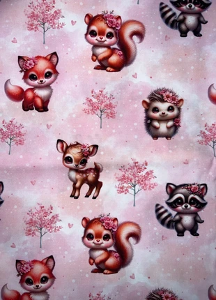 Tissu coton oeko tex animaux de la forêt imprimé animal, marca: Coton, estado: Nuevo con etiquetas, 13,50 €, 14,88 € Protección al comprador Pro incluida