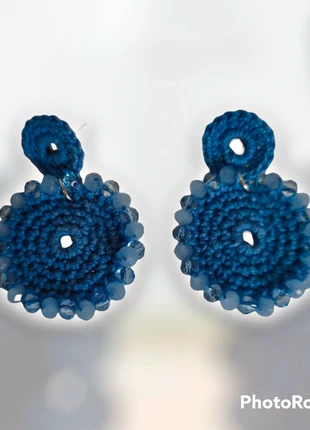 Orecchini blu , condizioni: Ottime, €15.00, €16.45 include la Protezione acquisti