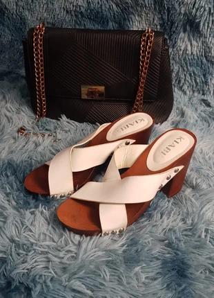 Kiabi Women White Clog Style Sandal -UK 3.5, brand: Kiabi, condition: Good, size: 3.5, £5.99, £6.99 includes Buyer Protection