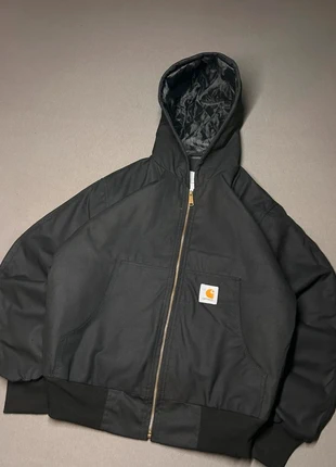 Carhartt Reworked Wip OG Active Jacket giacca invernale in denim con cappuccio - Taglia M, merk: Carhartt, staat: Heel goed, maat: M, € 64,00, € 67,90 inclusief Kopersbescherming