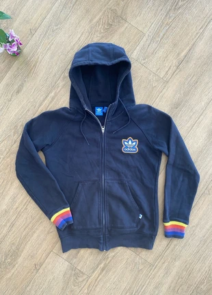 Chaqueta Adidas Originals Hoodie Azul Marino Logo Trefoil Retro Talla M Streetwear, état: Très bon état, taille: M, 13,95 €, 15,35 € Protection acheteurs incluse