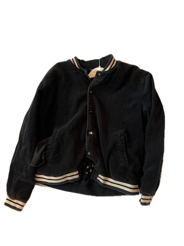 Forever 21 Corduroy Black Bomber Jacket Mens S Vinted