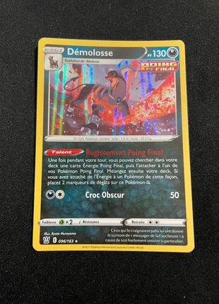 Carte Pokémon Démolosse Holo 096/163 EB05 Styles de Combat FR Neuf, marke: Pokémon, zustand: Neu, 3,00 €, 3,85 € beinhaltet Vinted-Käuferschutz Pro