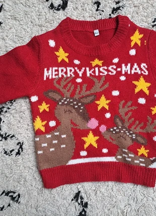 Pull Noël, condition: Very good, size: 3 years / 98 cm, €1.00, €1.75 includes Buyer Protection