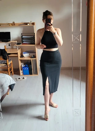 Jupe crayon noire femme vintage fabriquée en France, brand: MATAIAS PARIS, condition: Very good, size: M / 38 / 10, €14.90, €16.35 includes Buyer Protection