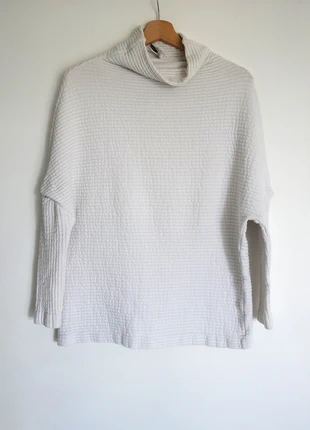 Zara - pull col cheminée gaufré blanc S, marca: Zara, estado: Bueno, tamaño: S / 36 / 8, 10,00 €, 11,20 € Protección al comprador incluida