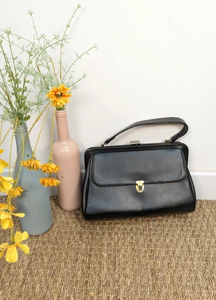 Sac à main noir vintage, marca: Vintage, estado: Bom, €20.00, €21.70 inclui Proteção do Comprador Pro