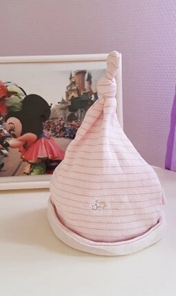 Bonnet naissance, marke: P'tit Bisou, zustand: Sehr gut, größe: 0-3 months, 30 cm, 1,00 €, 1,75 € inklusive Vinted-Käuferschutz
