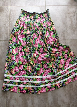 Jupe d automne fleurie M, brand: Barok, condition: Very good, size: M / 38 / 10, €7.00, €8.05 includes Buyer Protection