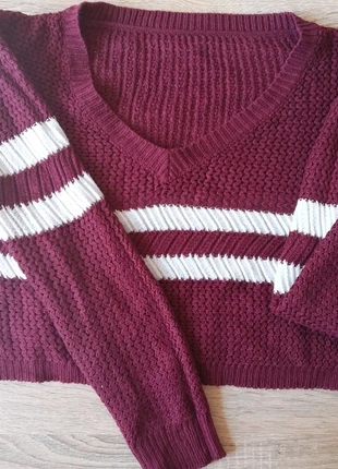 Pull crop bordeaux, brand: Shein, condizioni: Ottime, taglia: S / IT 40 / EU 36, €4.00, €4.90 include la Protezione acquisti