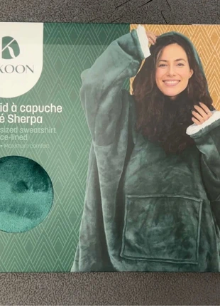 Sweat Polaire Sherpa à Capuche Vert – Neuf – Taille L/XL – Ultra Confort, marke: Kokoon, zustand: Neu, mit Etikett, größe: XL / 42 / 14, 20,00 €, 21,70 € inklusive Vinted-Käuferschutz