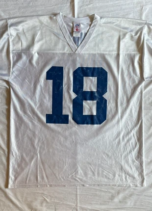 NFL 00's vintage t-shirt Manning #18 size XL, merk: Vintage Dressing, staat: Heel goed, maat: XL, € 7,00, € 8,05 inclusief Kopersbescherming