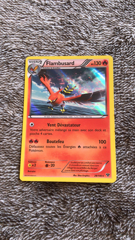 Carte Pokemon Flambusard 28 146 Vinted