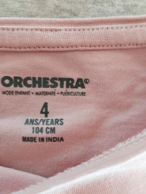 lot 3 maillot manches longues orchestra 4 ans - photo numéro 2