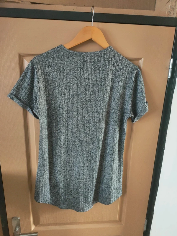 Tee shirt gris et blanc homme ilannfive M - photo numéro 4