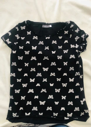 Maillot noir à papillons, marca: C&A, estado: Muy bueno, tamaño: S / 36 / 8, 3,00 €, 3,85 € Protección al comprador incluida