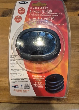 Belkin 4-Poorts USB 2.0 Hub, merk: Belkin, staat: Nieuw zonder prijskaartje, € 7,50, € 8,58 inclusief Kopersbescherming