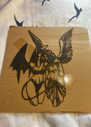 Metal wall art Angel & Devil, brand: Alternative, condition: Very good, £6.00, £7.00 includes Buyer Protection