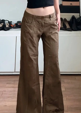 Jeans larges marron style vintage y2k femme - Taille Asian S, marke: y2k, zustand: Sehr gut, größe: S / 36 / 8, 39,99 €, 42,69 € inklusive Vinted-Käuferschutz