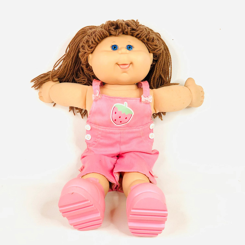 Play Along Cabbage Patch Kid Girl Doll 2004 Brown Hair Blue Eyes Original Outfit Vinted