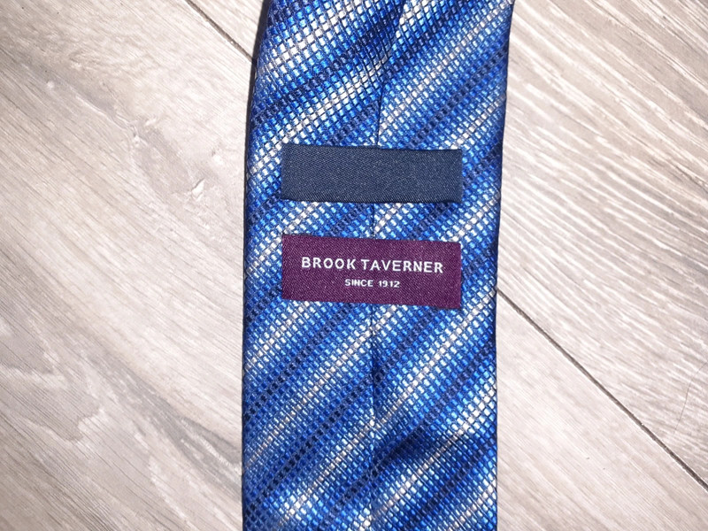 Designer Brook Taverner Mens 100 Silk Tie Vinted